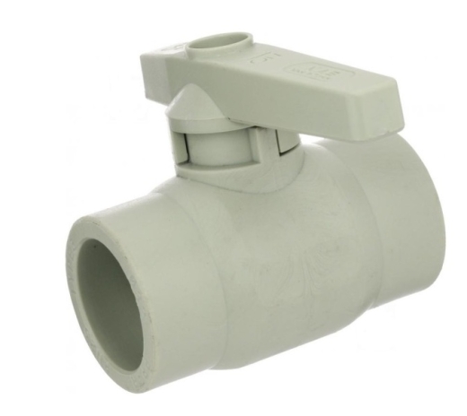 Кран шаровый PP-R KAS 9633675 63 мм - 1
