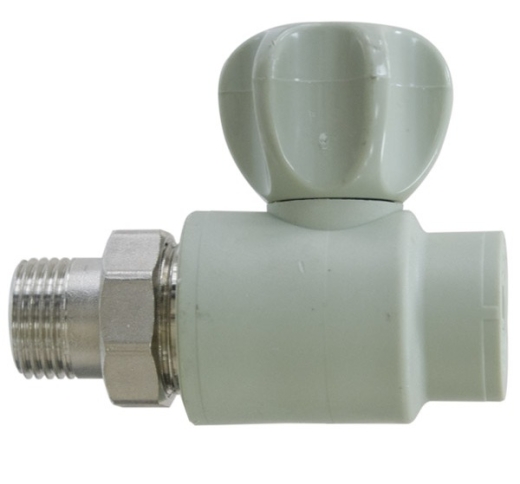 Кран радиаторный PP-R проходной KAS 9633701 3/4" - 1