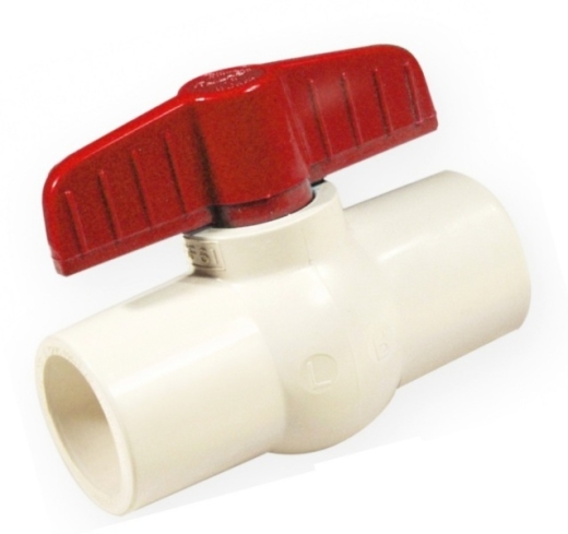 Кран шаровый ХПВХ USTM 57305 1/2" - 1