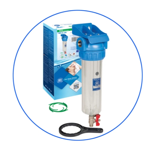 Корпус фильтра Aquafilter FHPR1-3V-R 10" с промыванием подключения 1" - 1